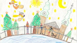 Hoffmann Tamás polgármester díjazottja: Kovács Emma Zita, 9 éves – Karácsony a Feneketlen-tónál